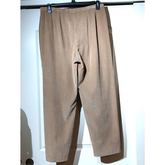 VTG Giorgio Armani Classico Made in Italy Cotton Cashmere Tan Cord Pant Sz 50 - Picture 2 of 14